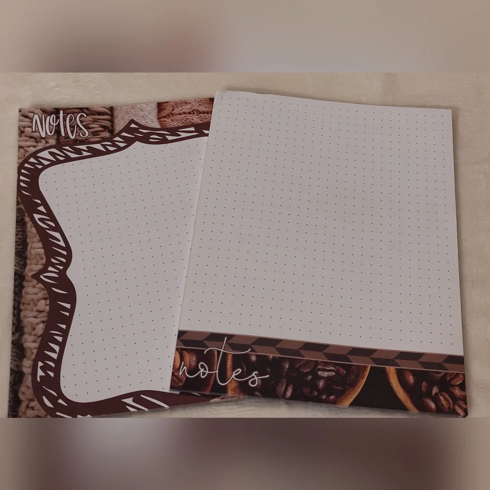 Tula XII Coffee-Themed Notepad Set